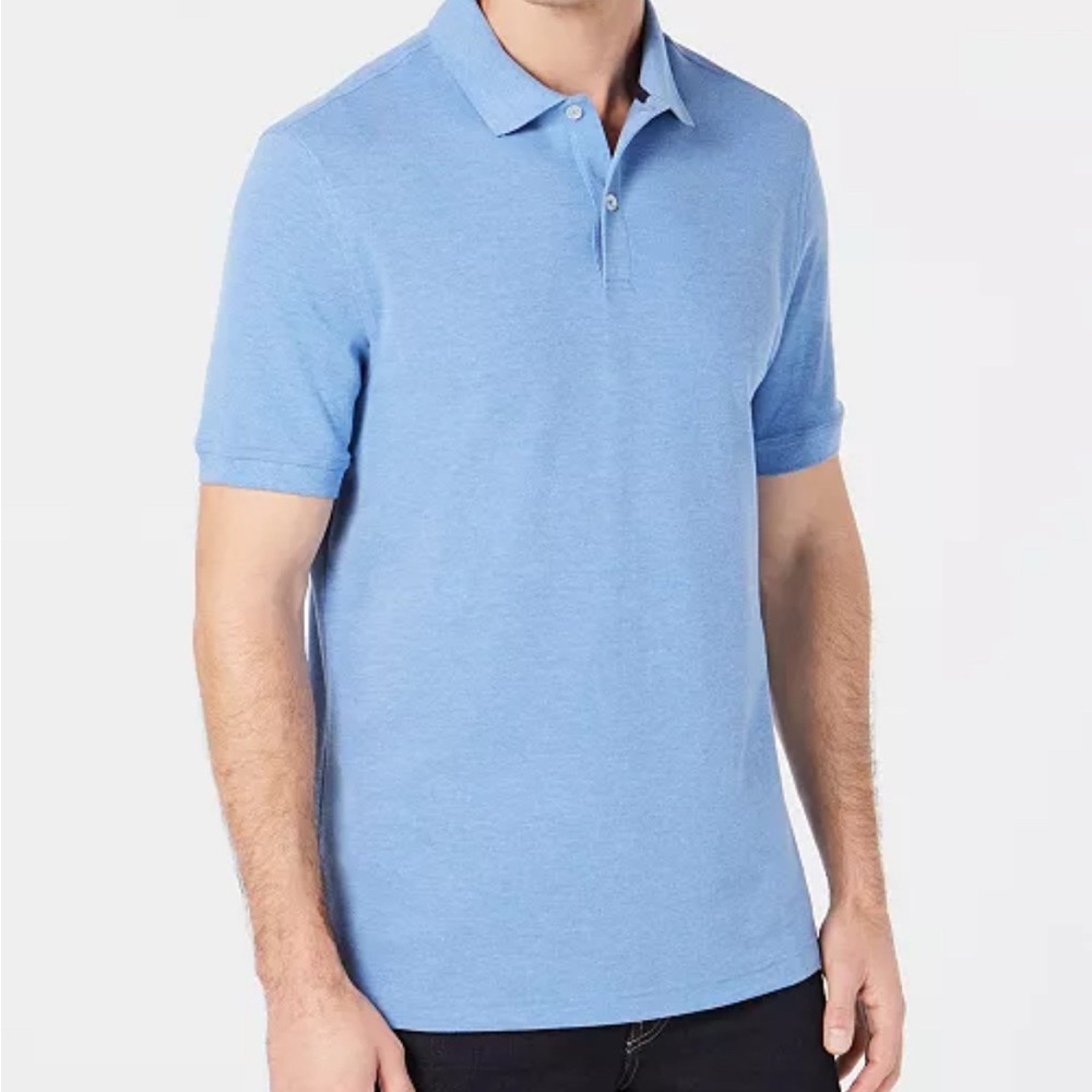 Club Room Men's Aqua Polo Shirt